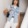 Light Blue Denim Vest