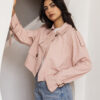 Pink Cropped Jacket
