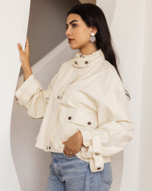 Oversized Cream Jacket