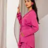Belted Jacket Set