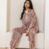 Red Geometric Pattern Set