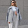 Grey Belted Gogh Jacket