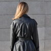Black Belted Leather Jacket
