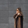 Brown Faux Fur Coat