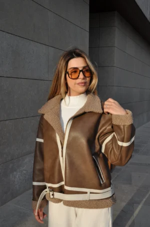 DSC_0340-scaled Brown Cream Shearling Jacket