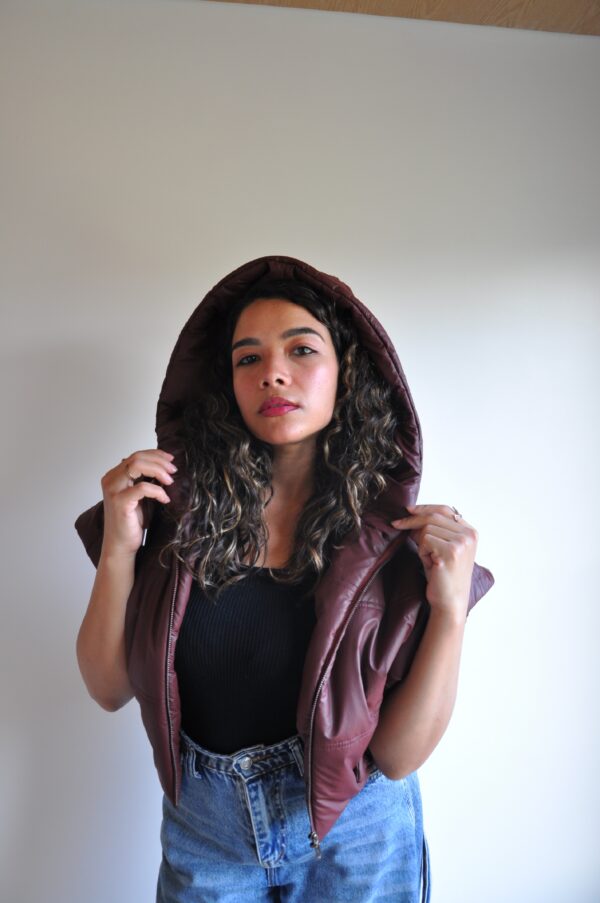 DSC_0587 Burgundy cropped short fit vest