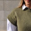 Knit Vest – Olive