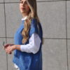 Knit Vest – Blue